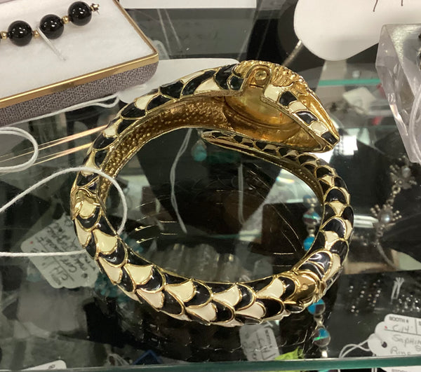 Robert Cavalli Ladies Bracelet Snake Watch