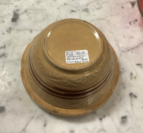 Yelloware Banded Mixing Bowl