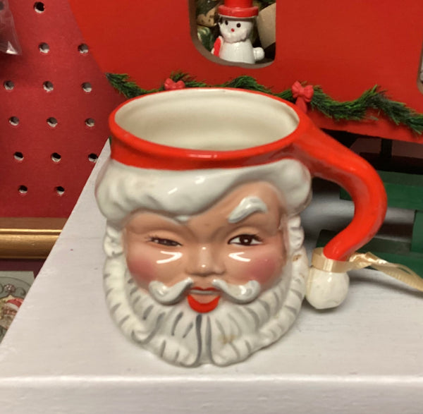 Napco Ceramic Winking Santa Mug