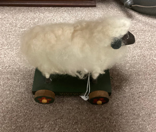 Colonial Williamsburg Foundation Dudley & Emilie Fuller Wooden Sheep Pull Toy