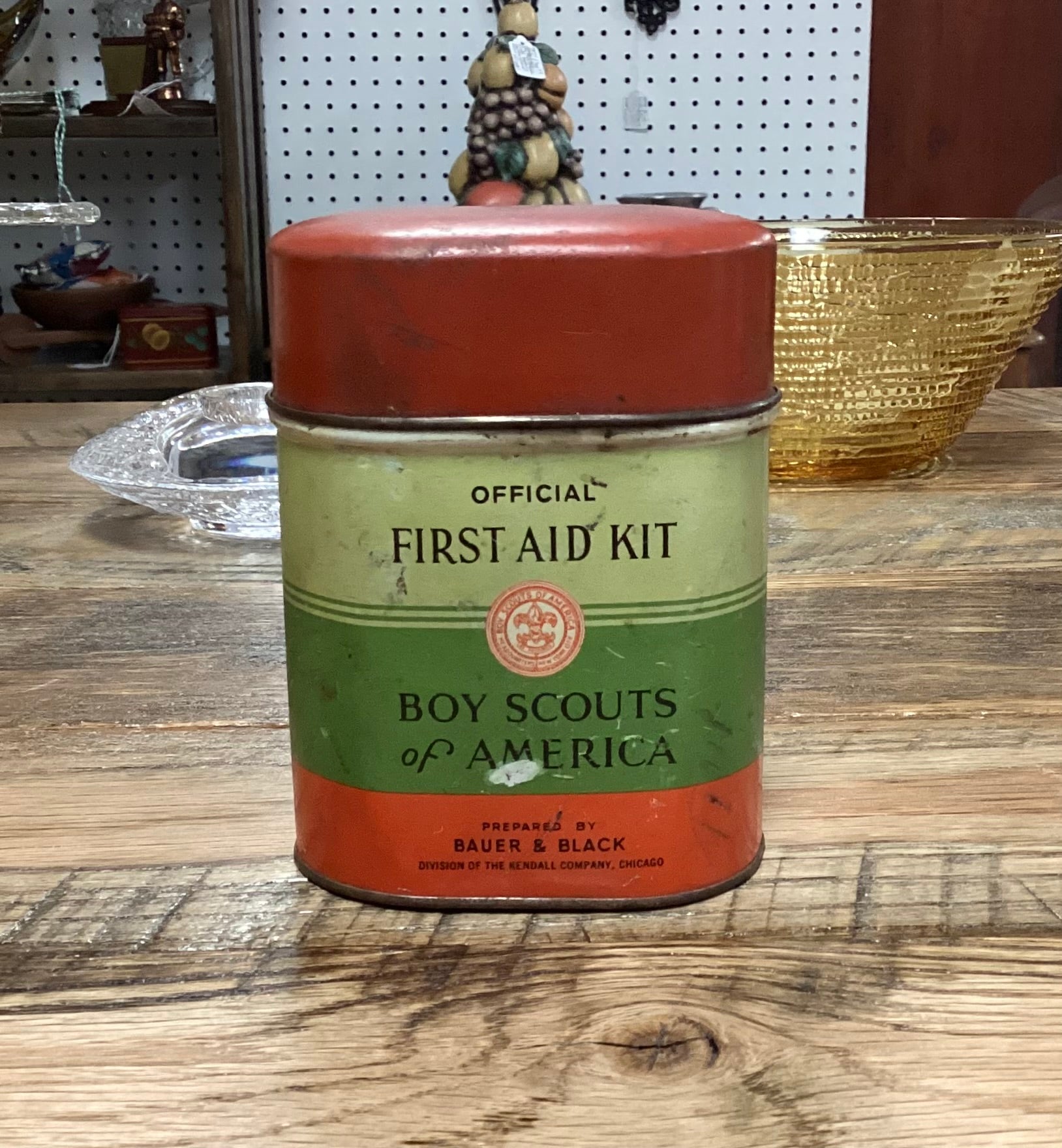Official Boy Scouts of America Vintage 1930's First Aid Kit w/ Contents