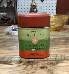 Official Boy Scouts of America Vintage 1930's First Aid Kit w/ Contents