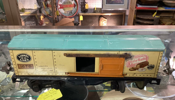 Lionel Trains Pre War #1679 Baby Ruth Box Car