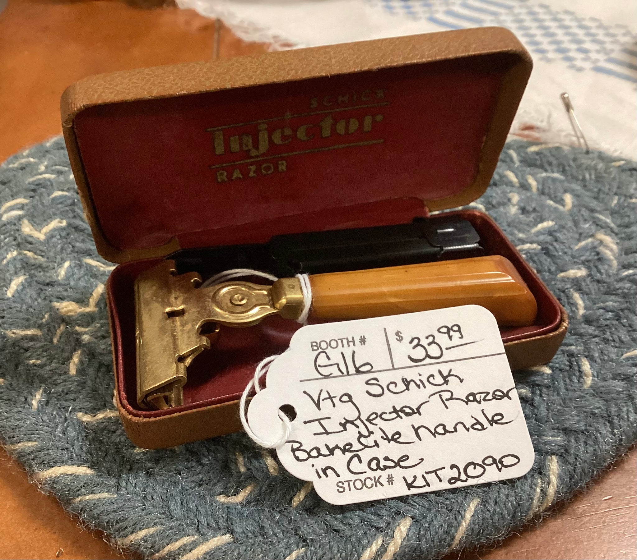 Schick Vintage Injector Razor w/ Bakelite Handle – Williamsburg