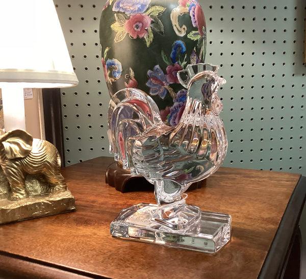 Waterford Crystal Rooster Sculpture