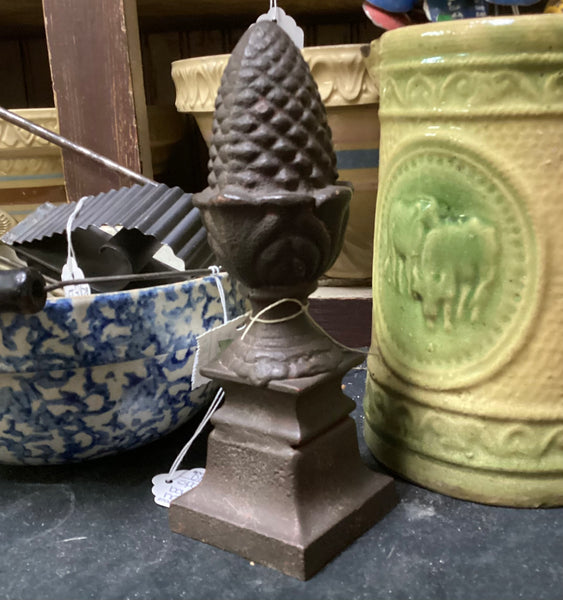 Vintage Cast Iron Acorn Finial