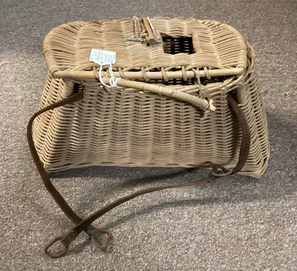 Vintage Wicker Fishing Creel