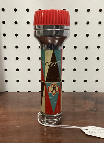 Vintage 1954 Brownie Scout Battery Powered Flashlight