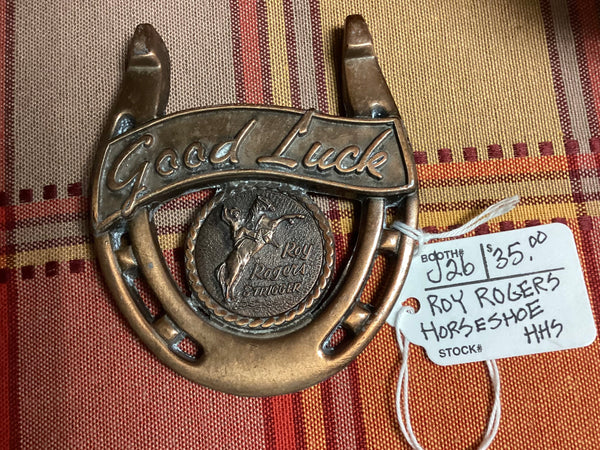 Roy Rogers & Trigger Good Luck Horseshoe Souvenir