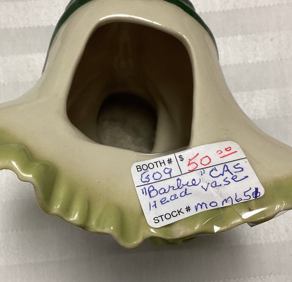 Ceramic Arts Studio “Barbie” Lady Head Vase