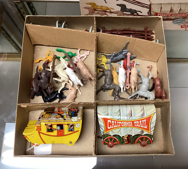 Archer's 1950’s Western Play-Time Children's Playset #1598 in Original Box