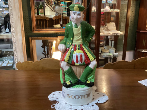 Alberta’s Molds Ceramic Figural Scotsman Scotch Decanter