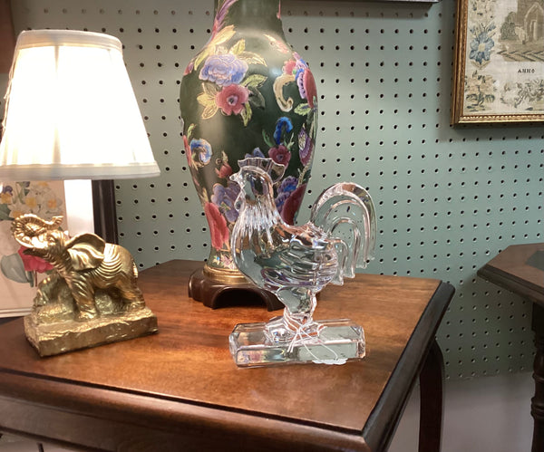 Waterford Crystal Rooster Sculpture