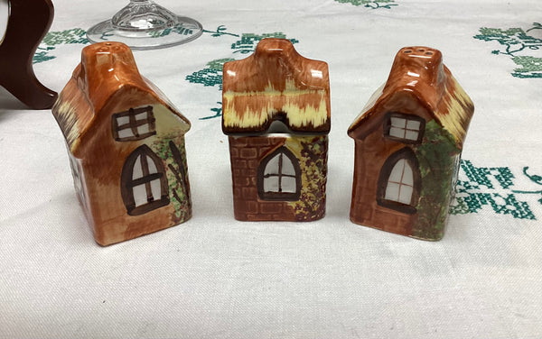 Kensington Cottage Ware Condiment Set w/ Tray England