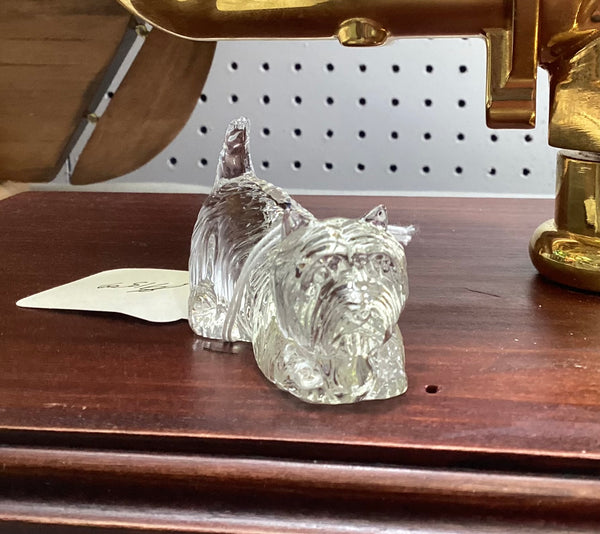 Waterford Crystal Scottie Dog Figurine-Retired