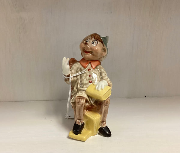 Capodimonte Signed Pinocchio Porcelain Figurine