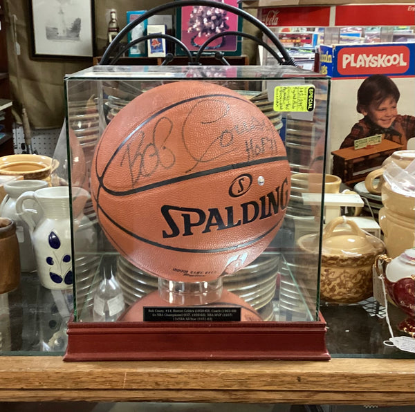 Bob Cousy Autographed Basketball w/ COA