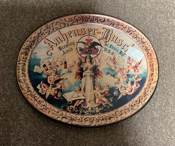 Anheuser Busch 1974 Metal Serving Tray