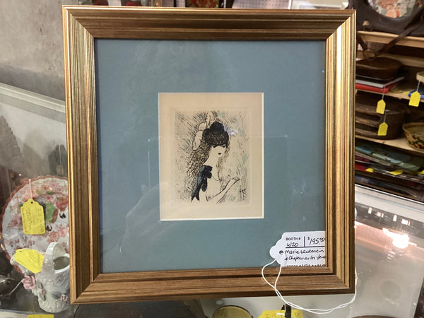 Framed Marie Laurencin "Le Chapeau Sur Les Yeux"
