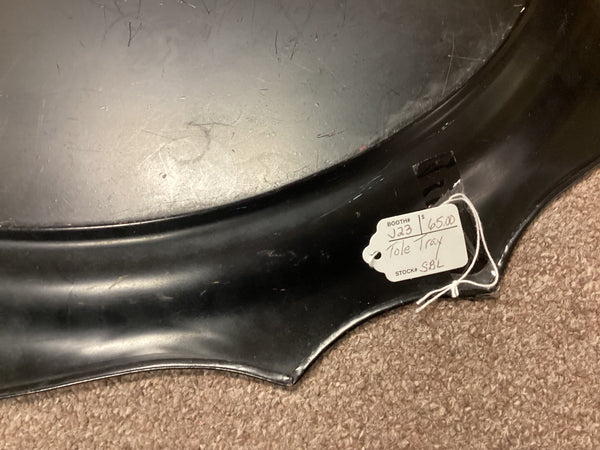 Tole Painted Metal Tray