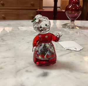 Swarovski Crystal Mrs. Claus Figurine