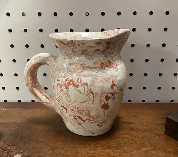 Hand Crafted Mattaponi Indian Reservation Pottery Pitcher