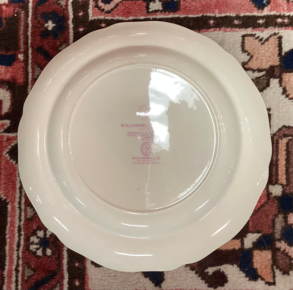 Wedgwood Williamsburg Husk Pattern Dinner Plate