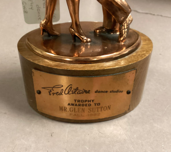 Vintage 1962 Fred Astaire Dance Studio Engraved Trophy