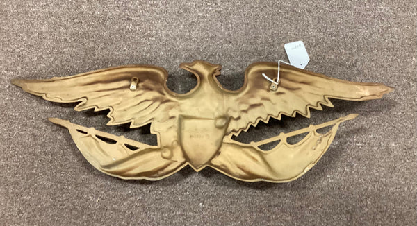 Sexton Metalcraft Gold-Toned Metal American Eagle Wall Decor