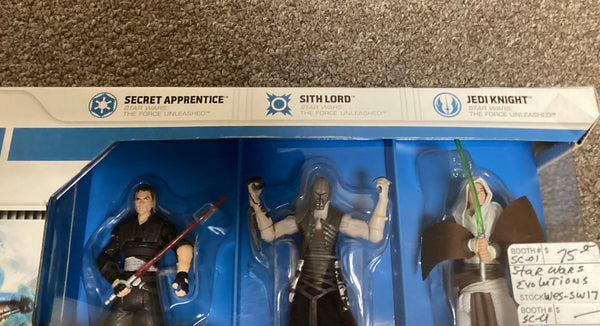 Star Wars The Legacy Collection Evolutions Vader’s Secret Apprentice Action Figure Set NIB