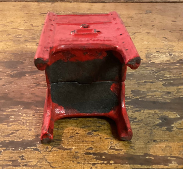 Painted Cast Iron U.S. Mail Box Coin Bank