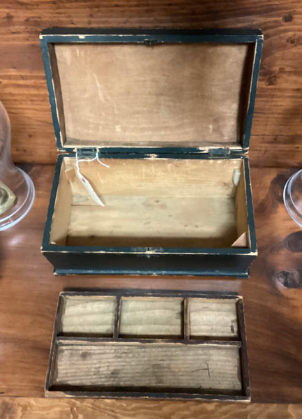 Antique Pine Brides Box w/ Original Paint