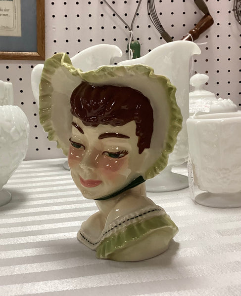 Ceramic Arts Studio “Barbie” Lady Head Vase