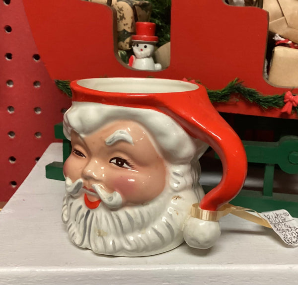 Napco Ceramic Winking Santa Mug