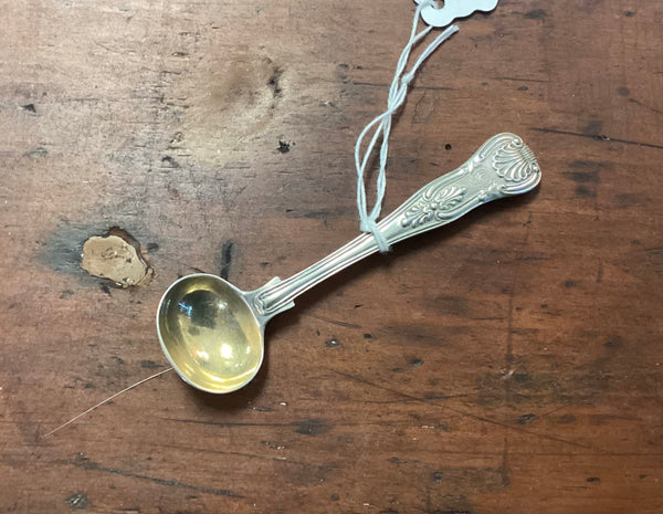 English Sterling Silver Master Salt Spoon