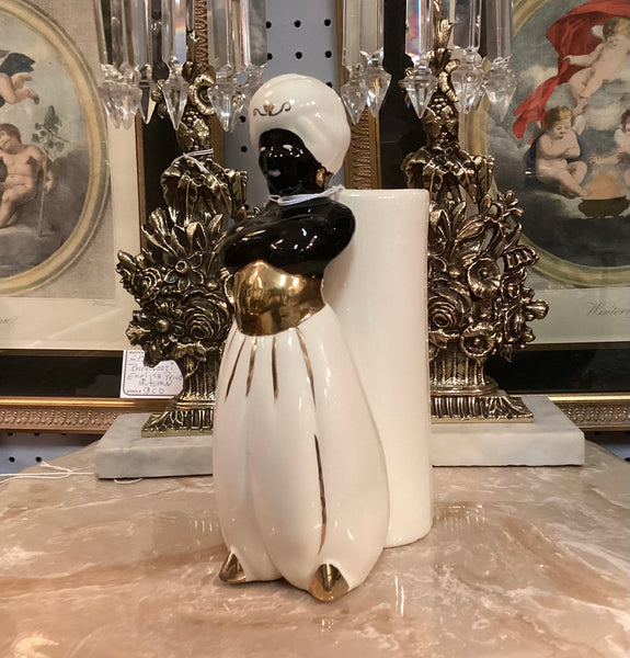 Vintage 1950’s Ceramic Blackamoor Vase