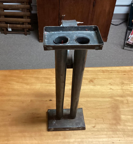 Early 19th Century Antique Tin Double Candle Mold