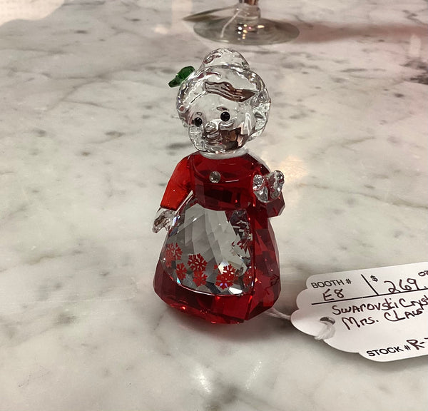Swarovski Crystal Mrs. Claus Figurine