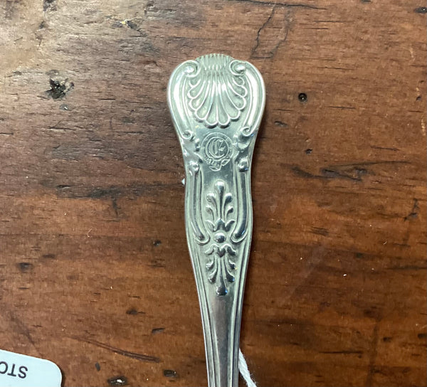 English Sterling Silver Master Salt Spoon