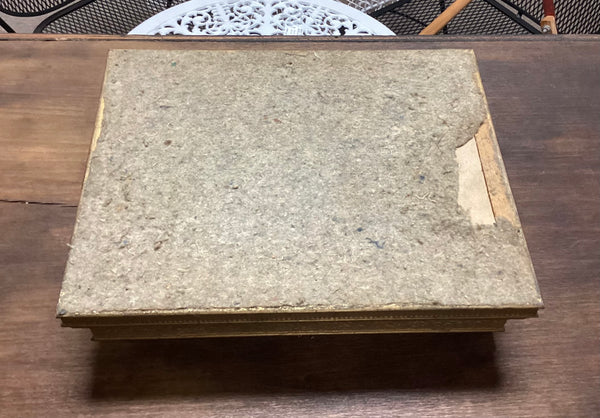 Vintage Ladies Wooden Trinket Box w/ Mirror