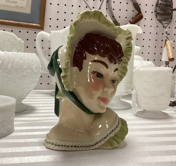 Ceramic Arts Studio “Barbie” Lady Head Vase