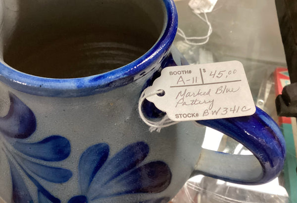 Salt Glazed Handmade German Pottery Pitcher