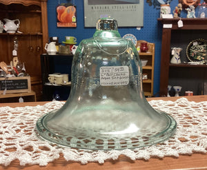 Garden Bell Cloche Aqua Tint Glass