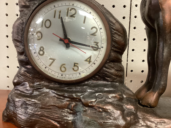 Electric Western Style Horse Mantel Clock