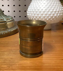 Japanese Brass Shell Shot Glass