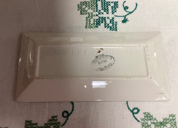 Kensington Cottage Ware Condiment Set w/ Tray England