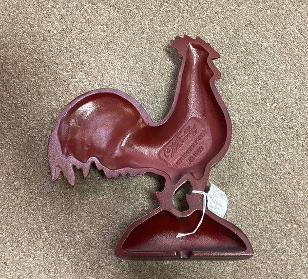 Virginia Metalcrafters 1999 Williamsburg Red Rooster Cast Iron Doorstop