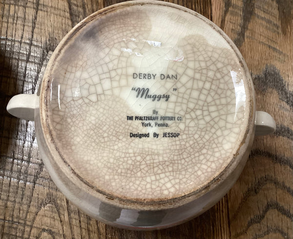 Pfaltzgraff Pottery Co. Derby Dan “Muggsy” Cookie Jar