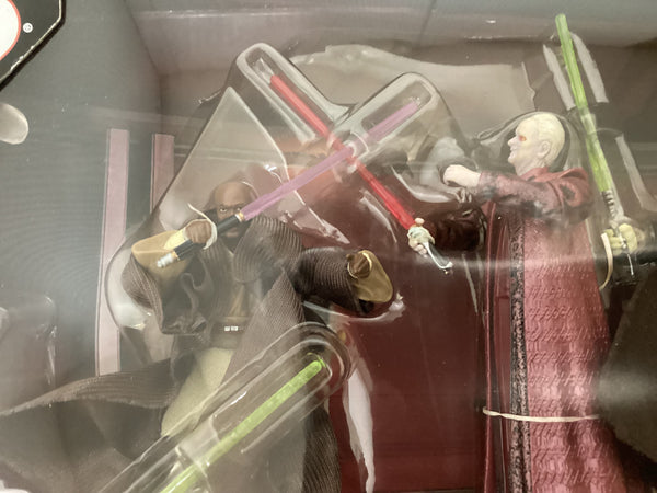 Star Wars Battle Pack Play Set Jedi vs Darth Sidious NIB