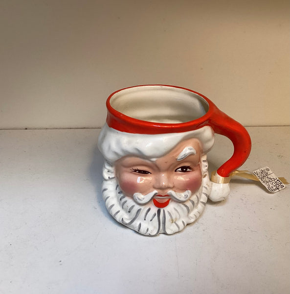 Napco Ceramic Winking Santa Mug